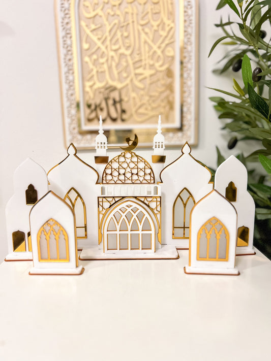SFArtcreations Decor 3D Mosque Display Stand - Best Seller
