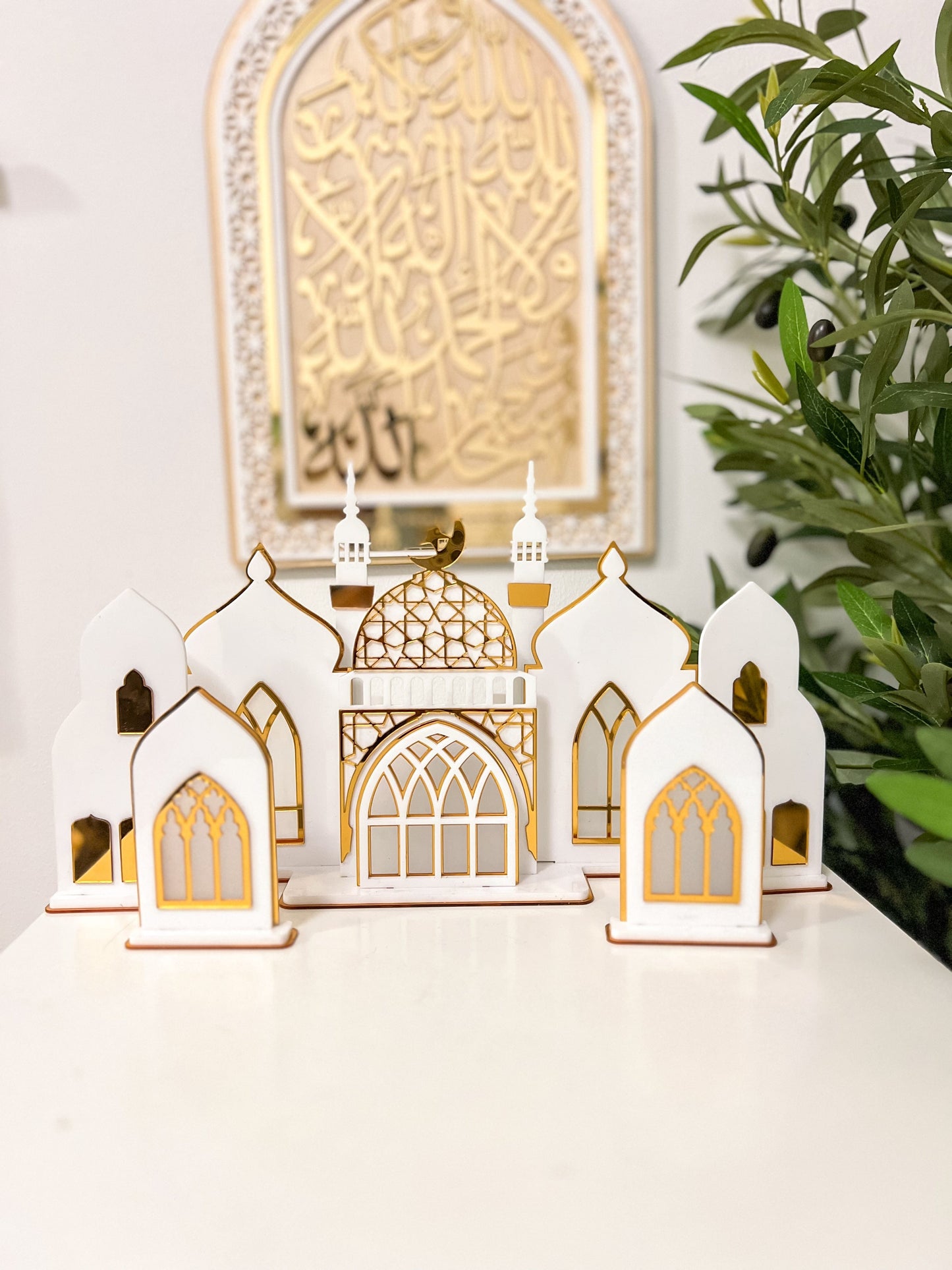 SFArtcreations Decor 3D Mosque Display Stand - Best Seller