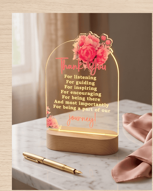 SFArtcreations Decor LED Night Lamp (Print & Engrave)