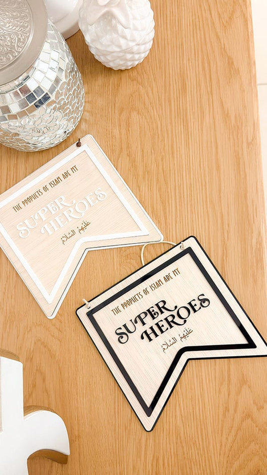 SFArtcreations Decor Superhero's of Islam Bunting Banner Style