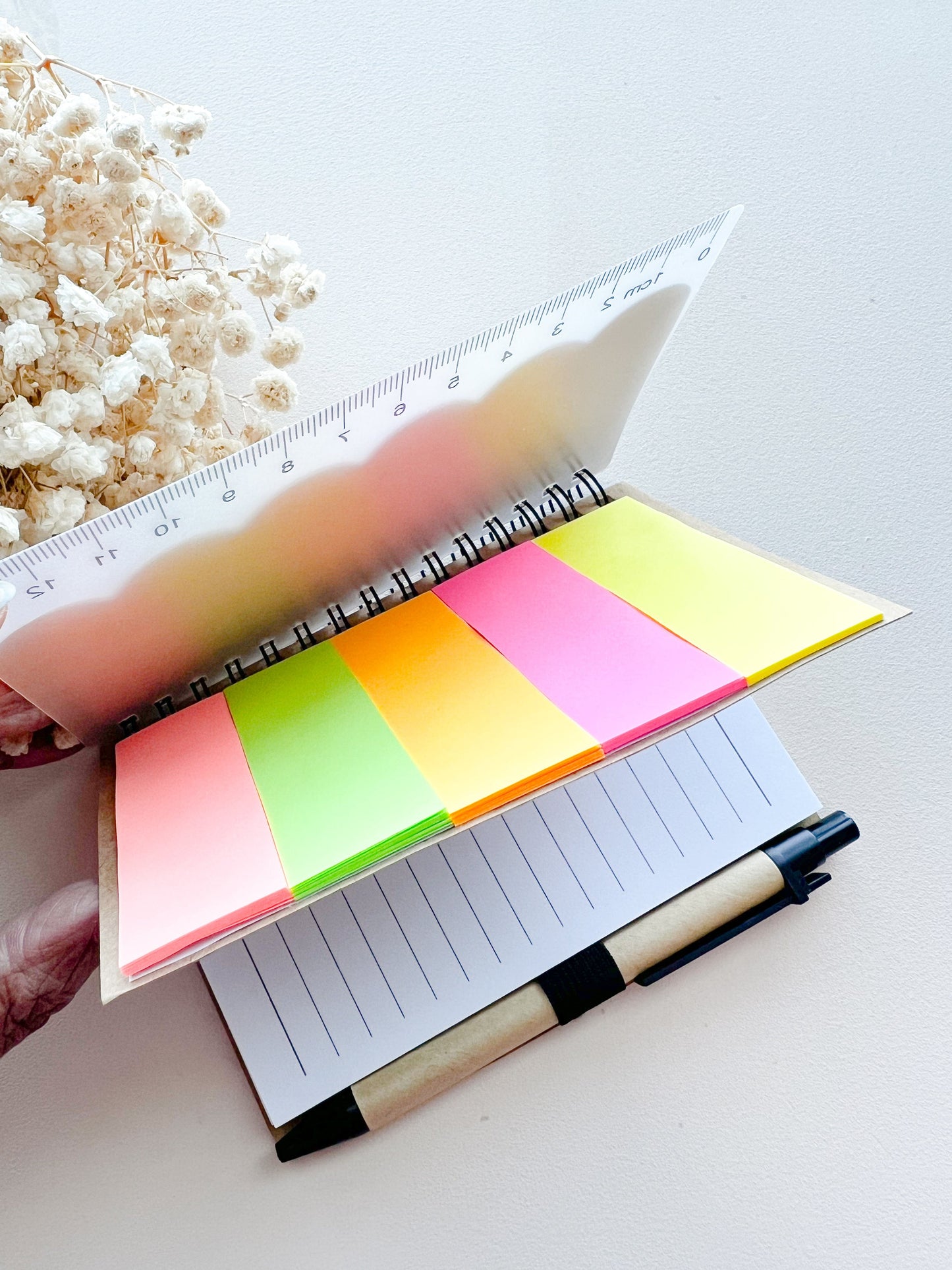 SFArtcreations diary A5 Spiral Notebook with Sticky Note (Pocket size)