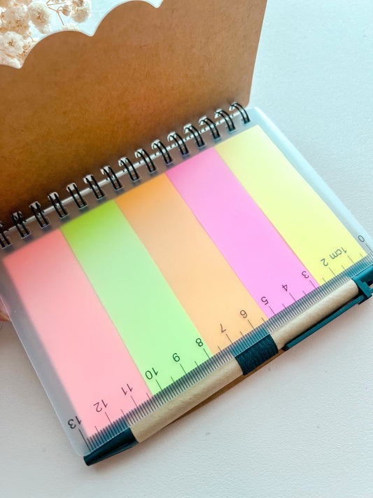 SFArtcreations diary A5 Spiral Notebook with Sticky Note (Pocket size)