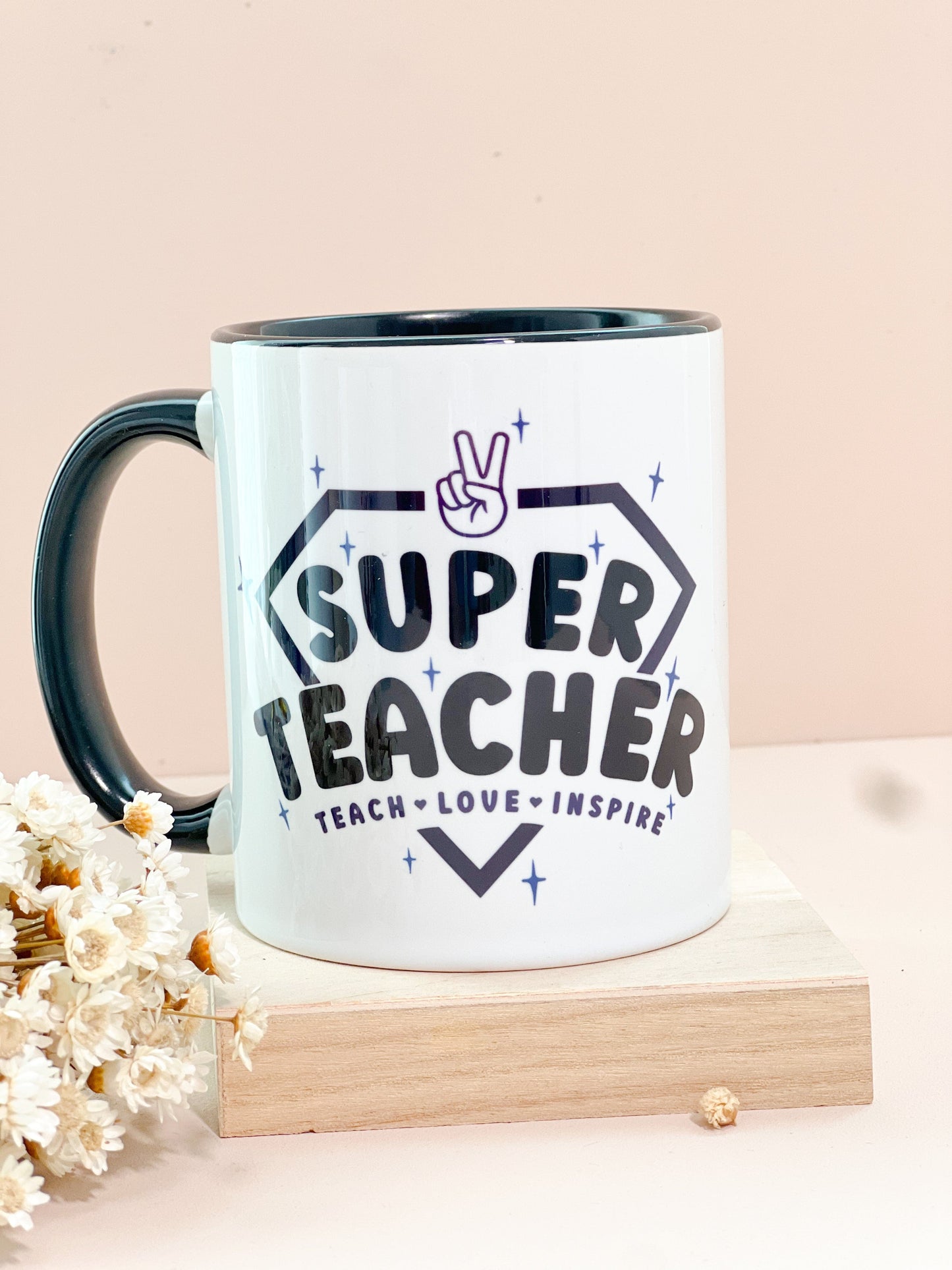 SFArtcreations Drinkware Super Teacher Personalized Teacher - Ceramic Mug, 110z