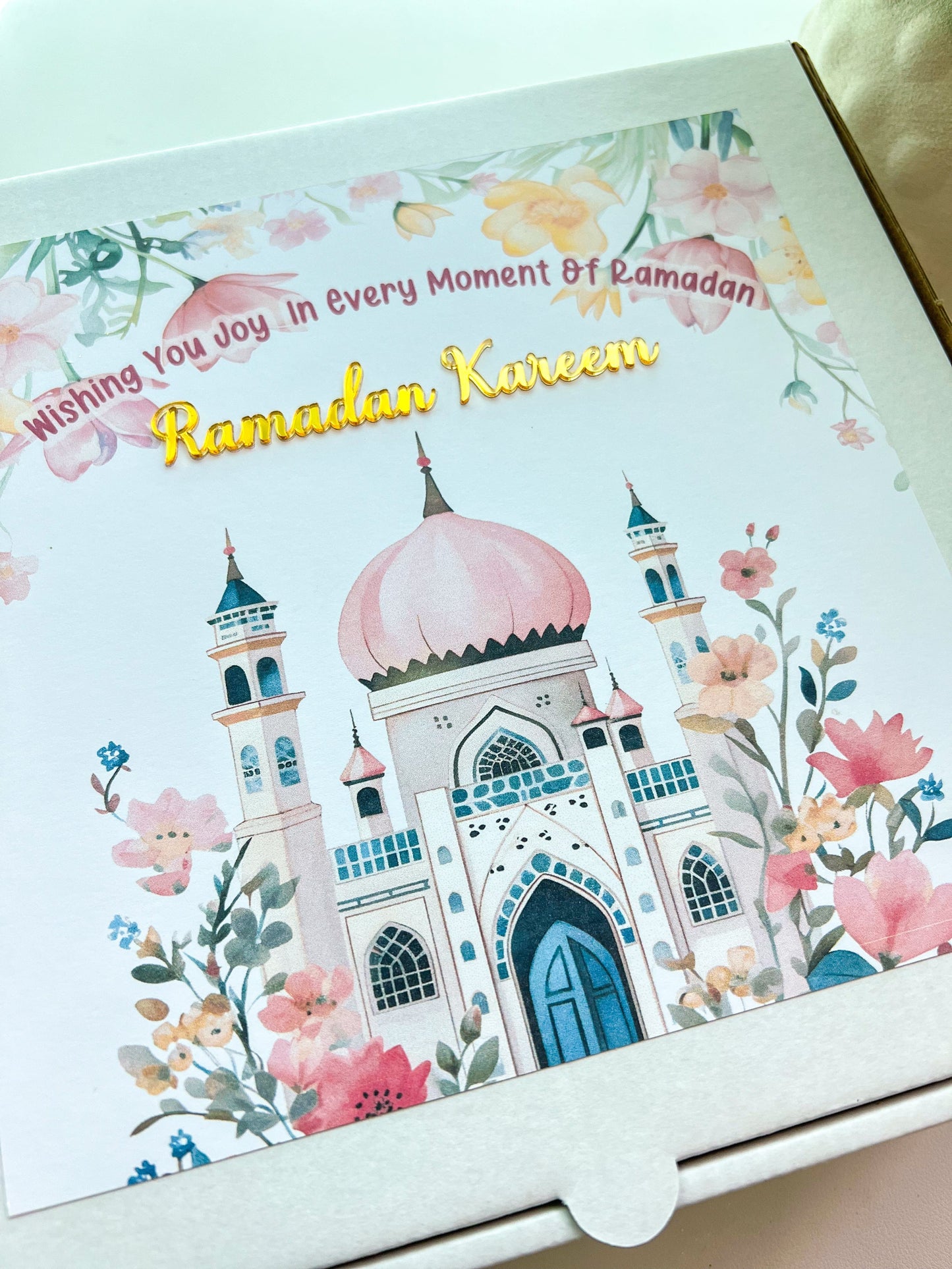 SFArtcreations Picture Frames Ramadan Table Decor (Rattan Arch - Pray, Fast & Give) - Best Seller