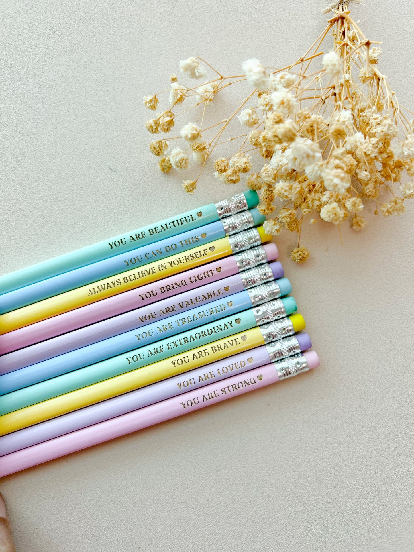 SFArtcreations Stationery 2024 Personalized Pencil Set