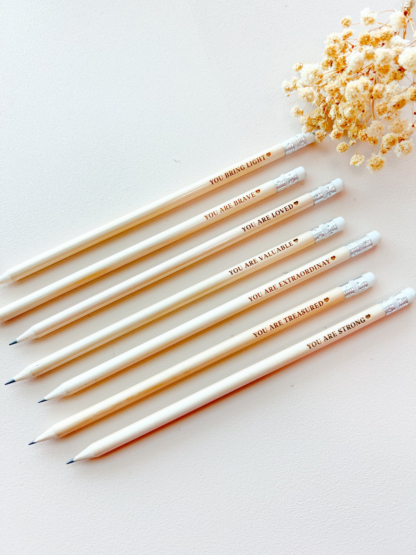 SFArtcreations Stationery 2024 Personalized Pencil Set