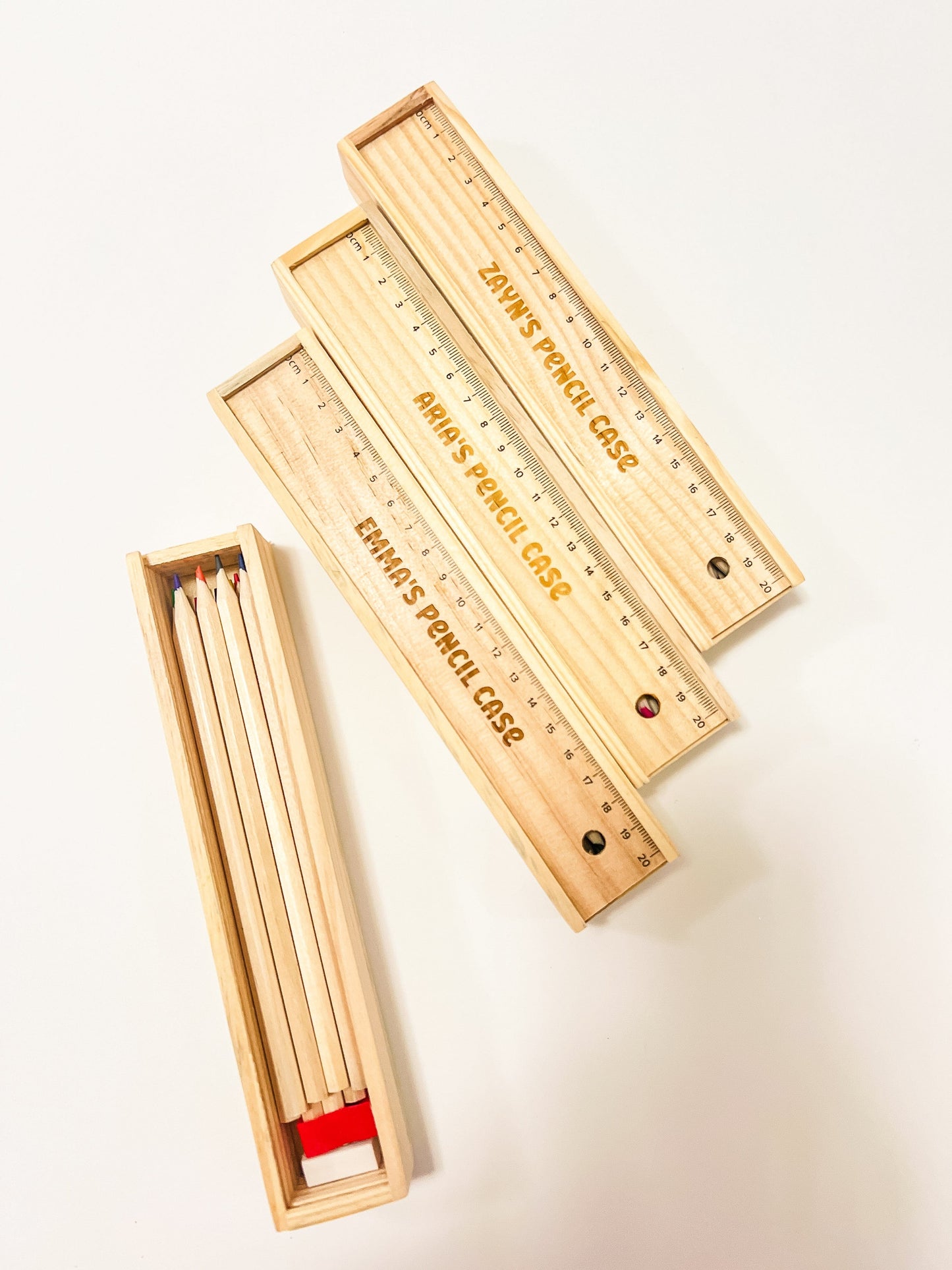 SFArtcreations Stationery Colored Pencils Set with Wooden Box