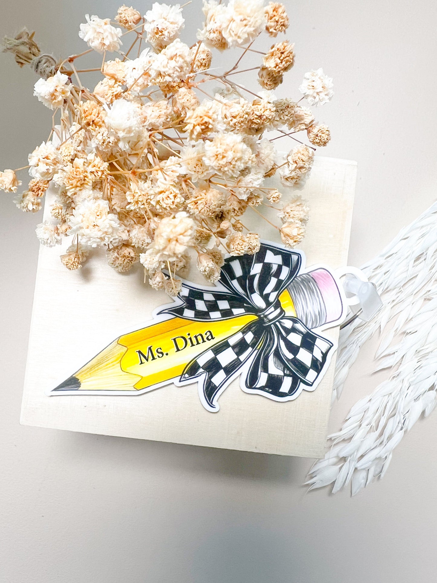 SFArtcreations teacher Gift Personalized Acrylic Keychain