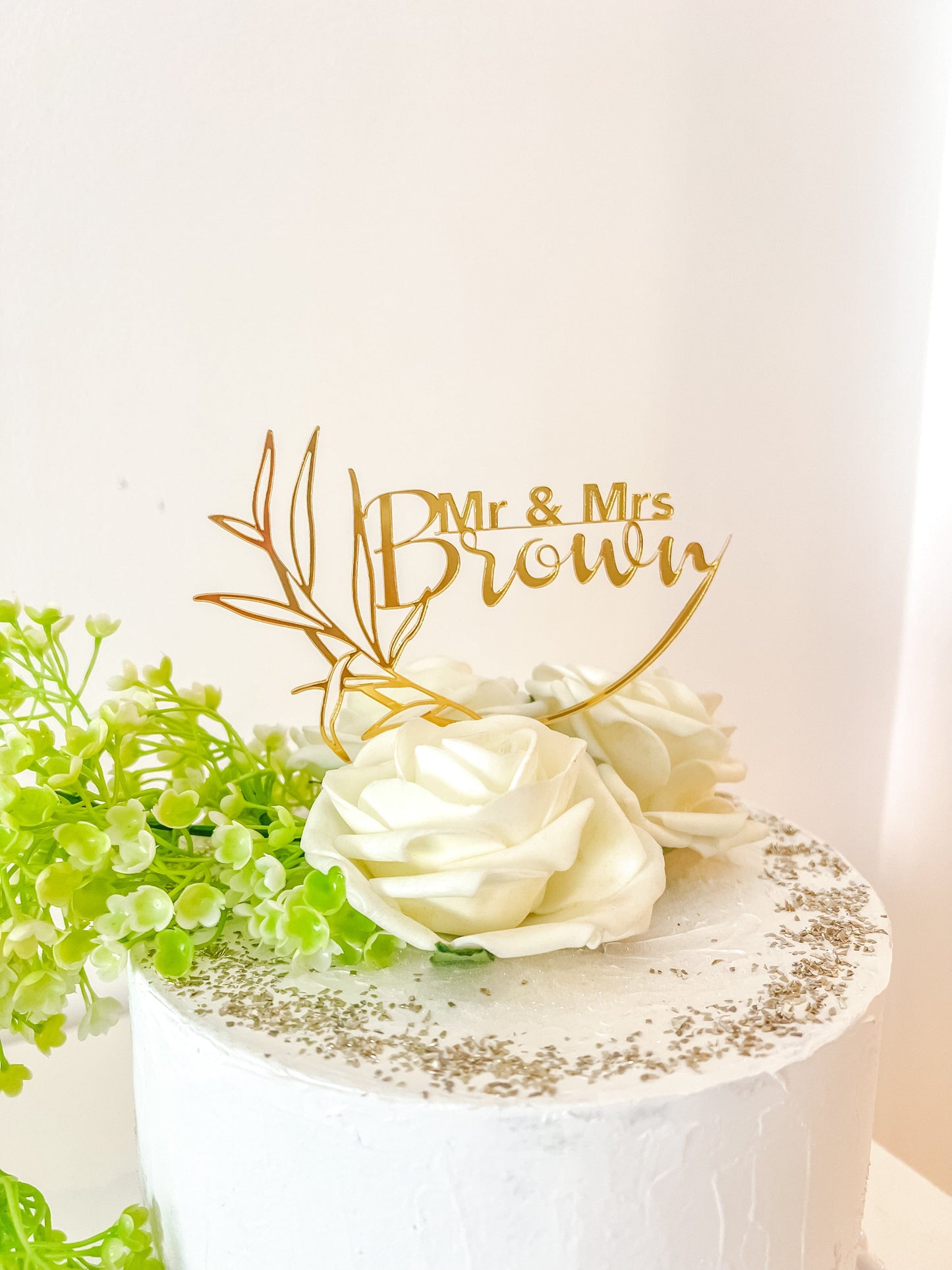 SFArtcreations Acrylic Cake Topper Cake Topper - Personalized