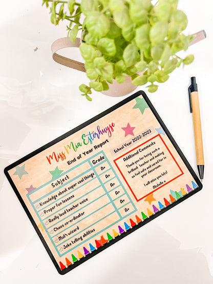 SFArtcreations Decor 2024 - Teacher Appreciation Card
