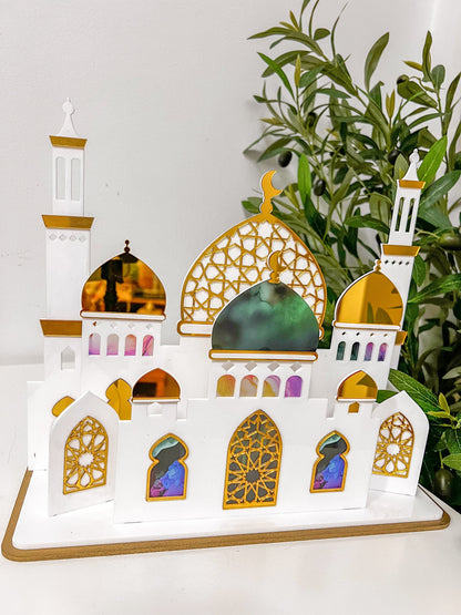 SFArtcreations Decor 3D Mosque - Stained Glass Window Style