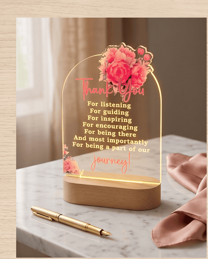 SFArtcreations Decor LED Night Lamp (Print & Engrave)