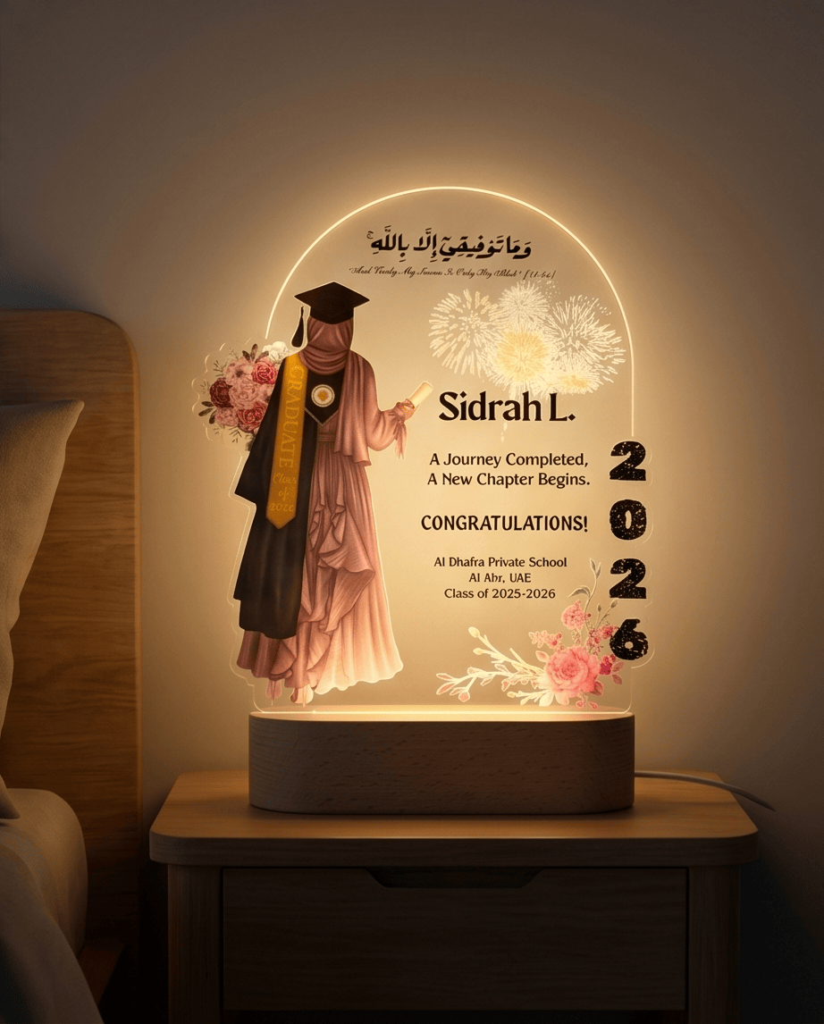 SFArtcreations Decor LED Night Lamp (Print & Engrave)
