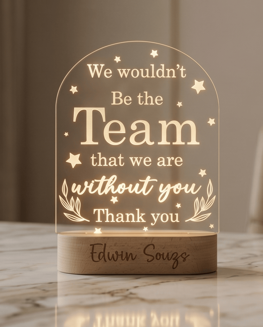 SFArtcreations Decor LED Night Lamp (Print & Engrave)