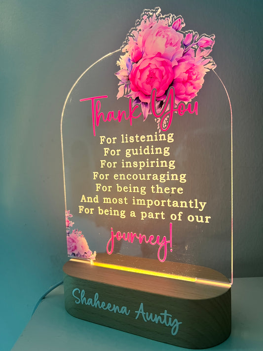 SFArtcreations Decor LED Night Lamp