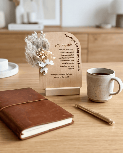 SFArtcreations Decor Thankyou Plaque for Teacher