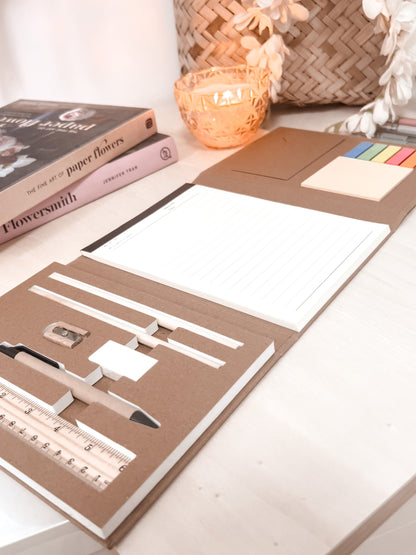 SFArtcreations diary Tri-Fold Notebook / Diary / Journal Book - Eco-friendly writing set