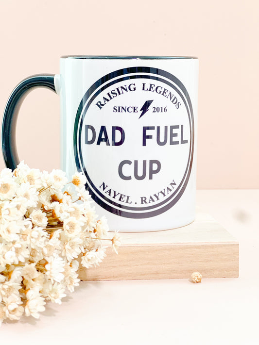 SFArtcreations Drinkware Father's Fuel Cup - Ceramic Mug, 110z