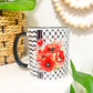 SFArtcreations Drinkware Style 9 - Poppy Keffiyeh (Side Border) Slice of Resistance- Special Edition Mug, 11oz