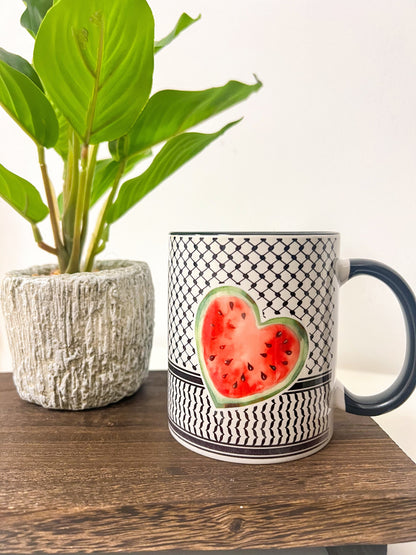 SFArtcreations Drinkware Style 1 - Heart Watermelon