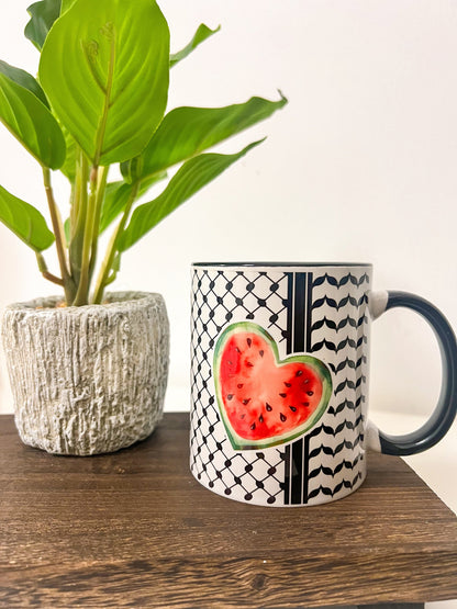 SFArtcreations Drinkware Style 1 - Heart Watermelon