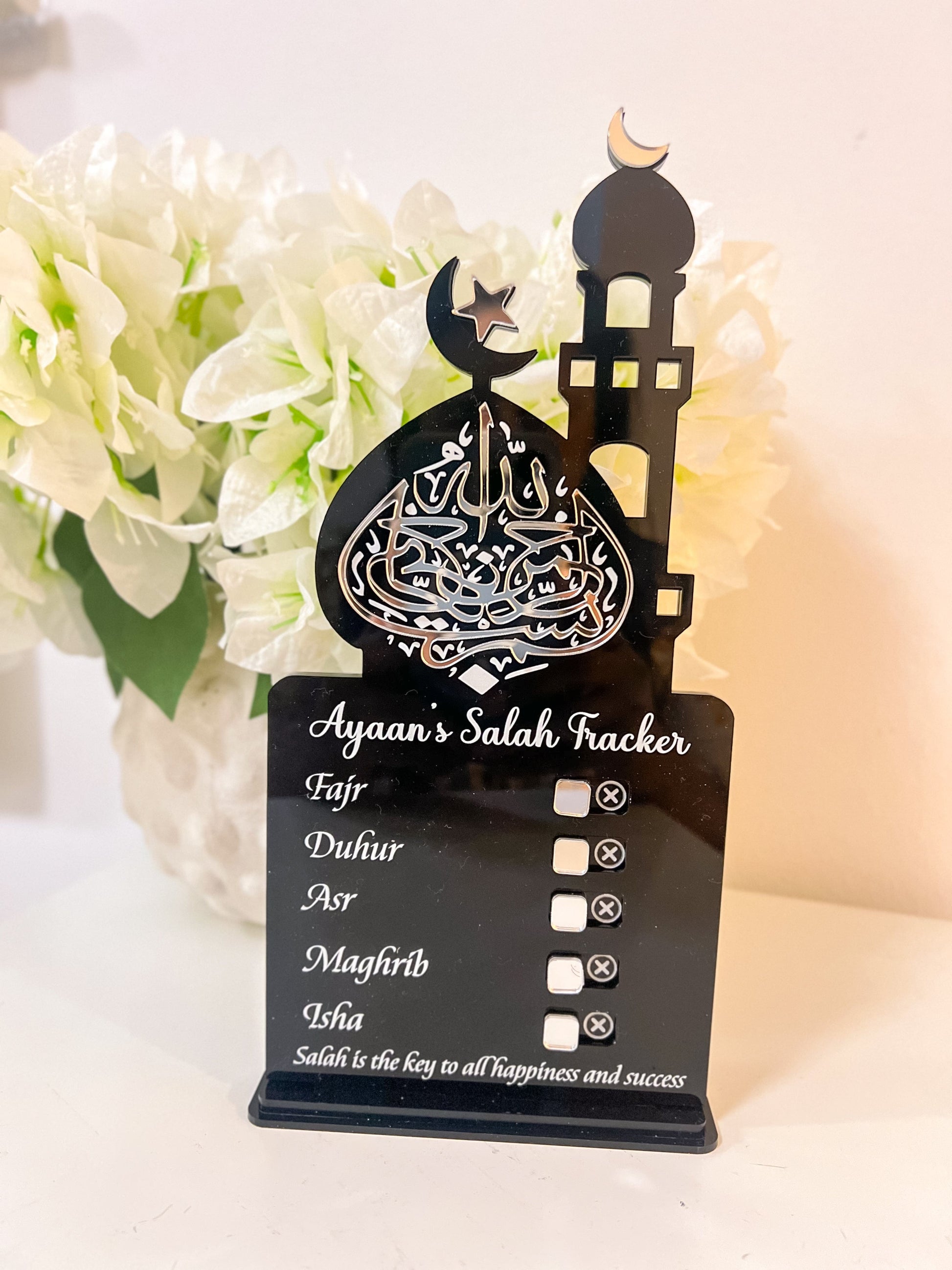 SFArtcreations Educational Flash Cards Salah Tracker - Best Seller