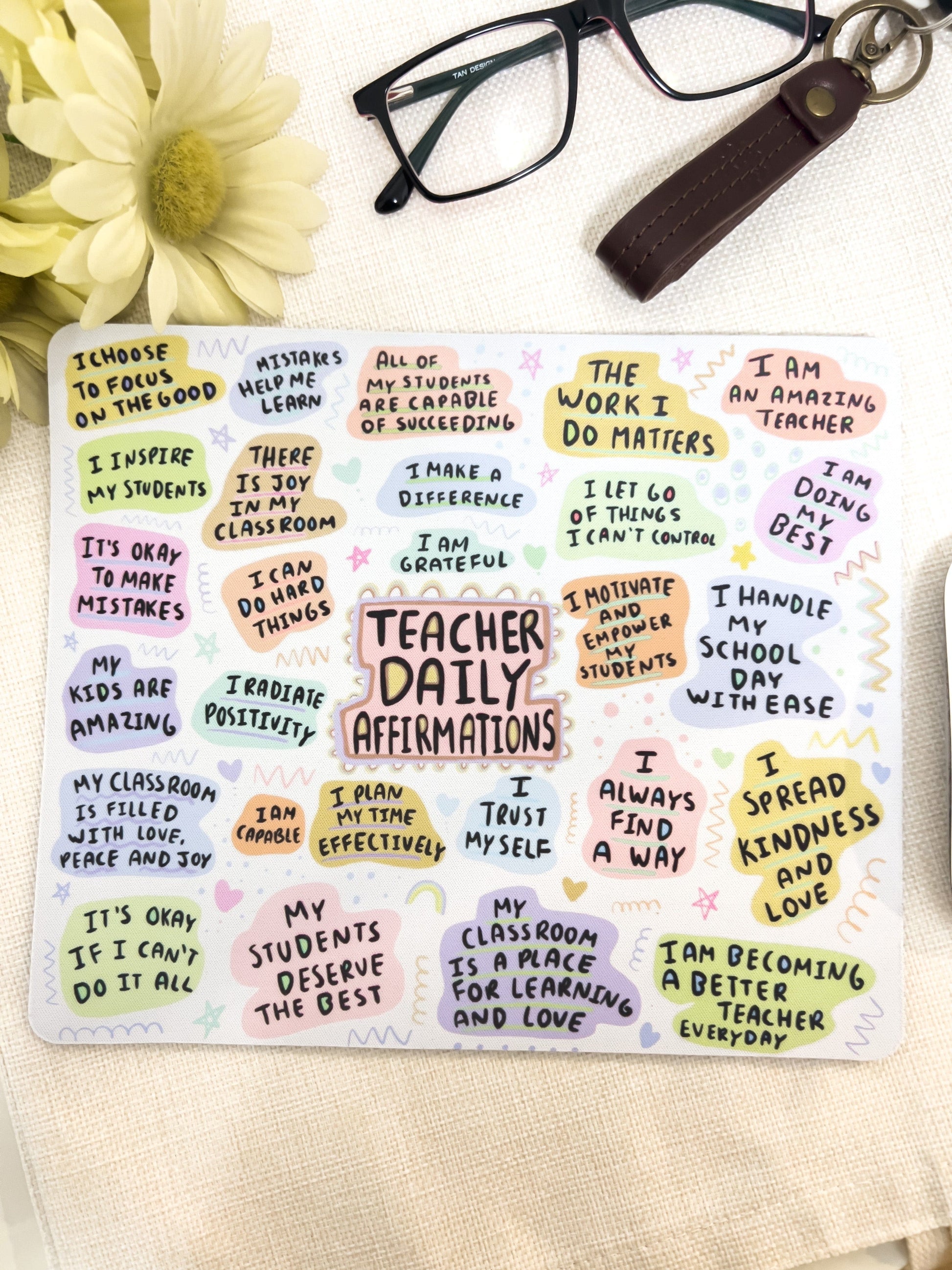 SFArtcreations mouse pad Style 2 Teacher Appreciation Mouse Pad