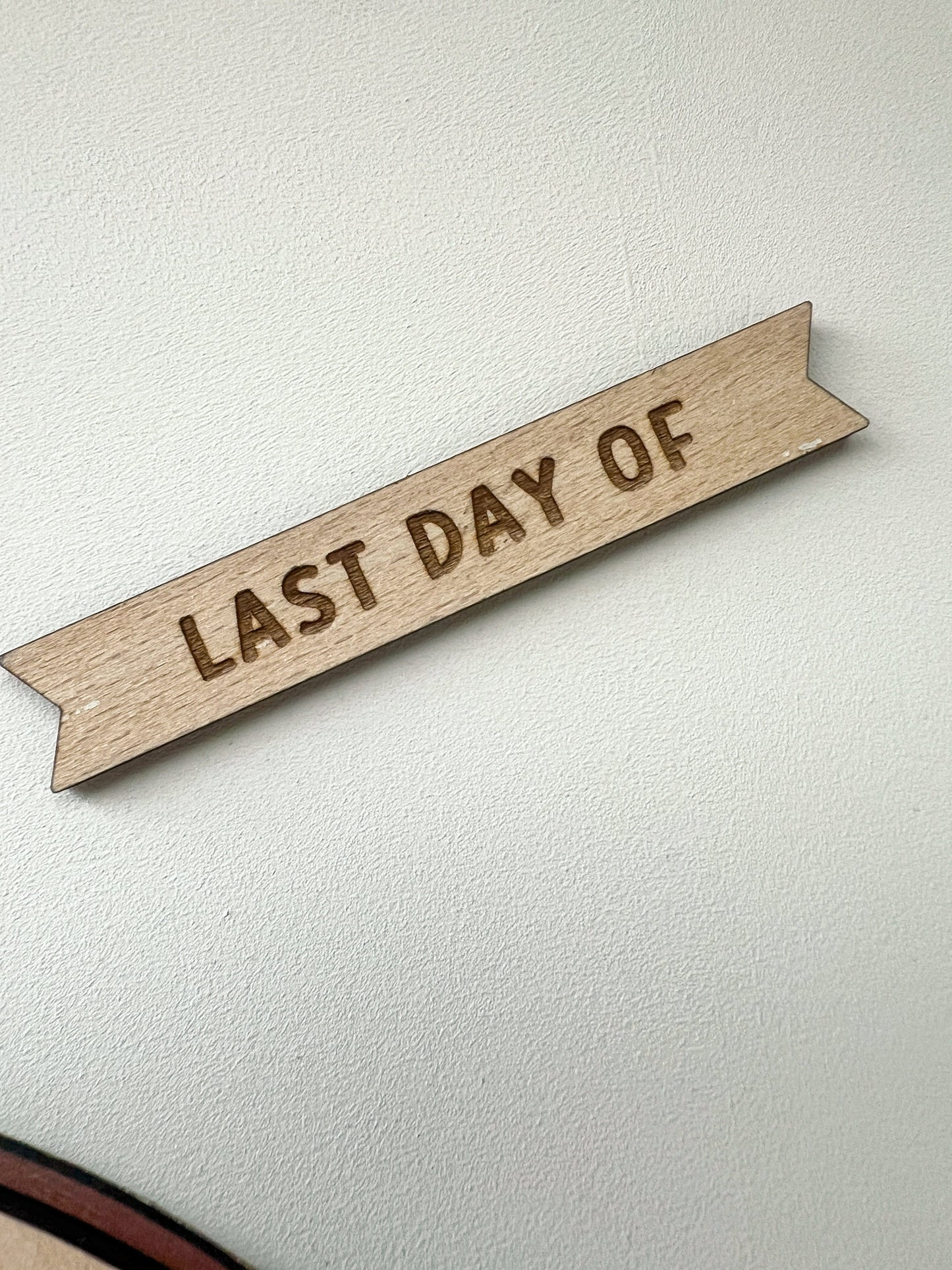 SFArtcreations Photography Arched Wooden FIRST & LAST DAY Milestone Board (Reusable) - Large