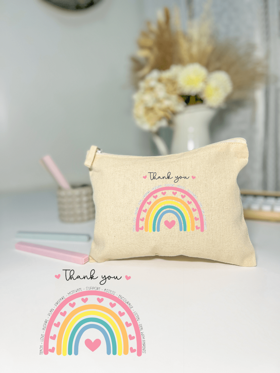 SFArtcreations Pouch 2024 - New Personalized Teacher Pouch