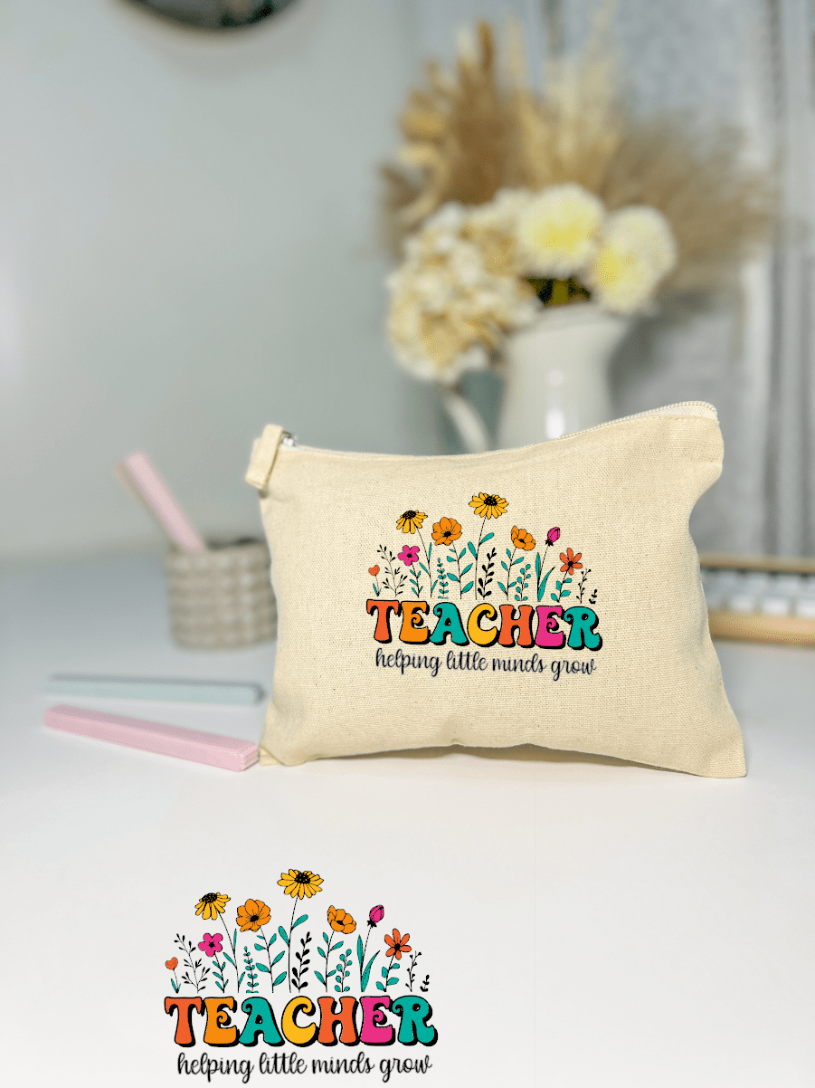 SFArtcreations Pouch 2024 - New Personalized Teacher Pouch