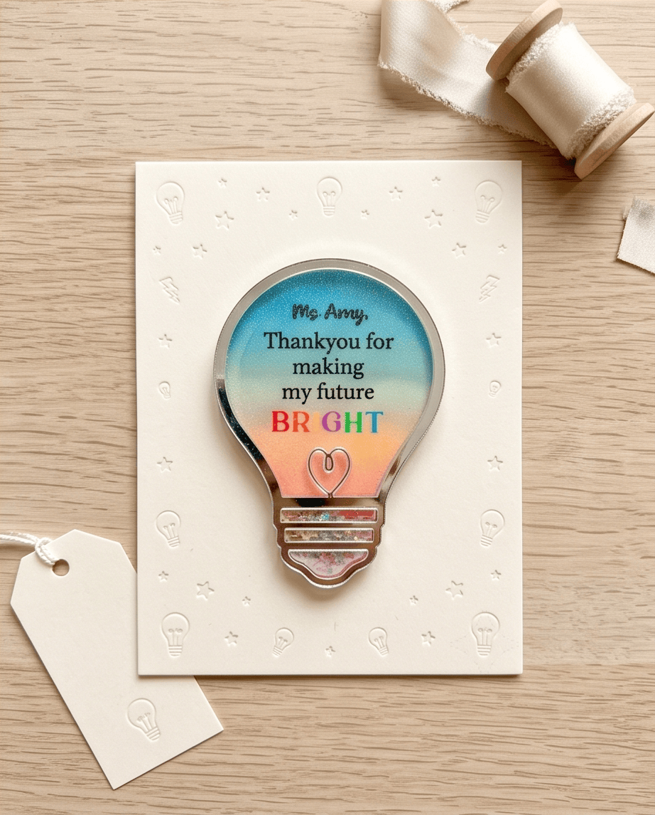 SFArtcreations Refrigerator Magnets Teacher Magnet - Bulb