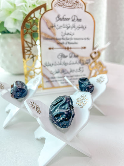 SFArtcreations Sadaqah Jar Bismillah Date Holder - Acrylic