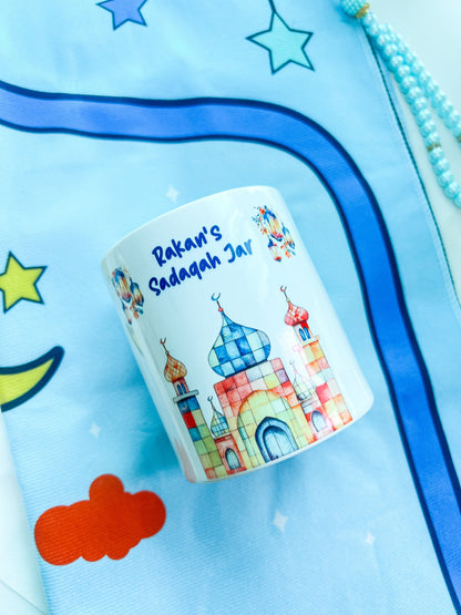 SFArtcreations Sadaqah Jar Personalized Ceramic Sadaqah Jar