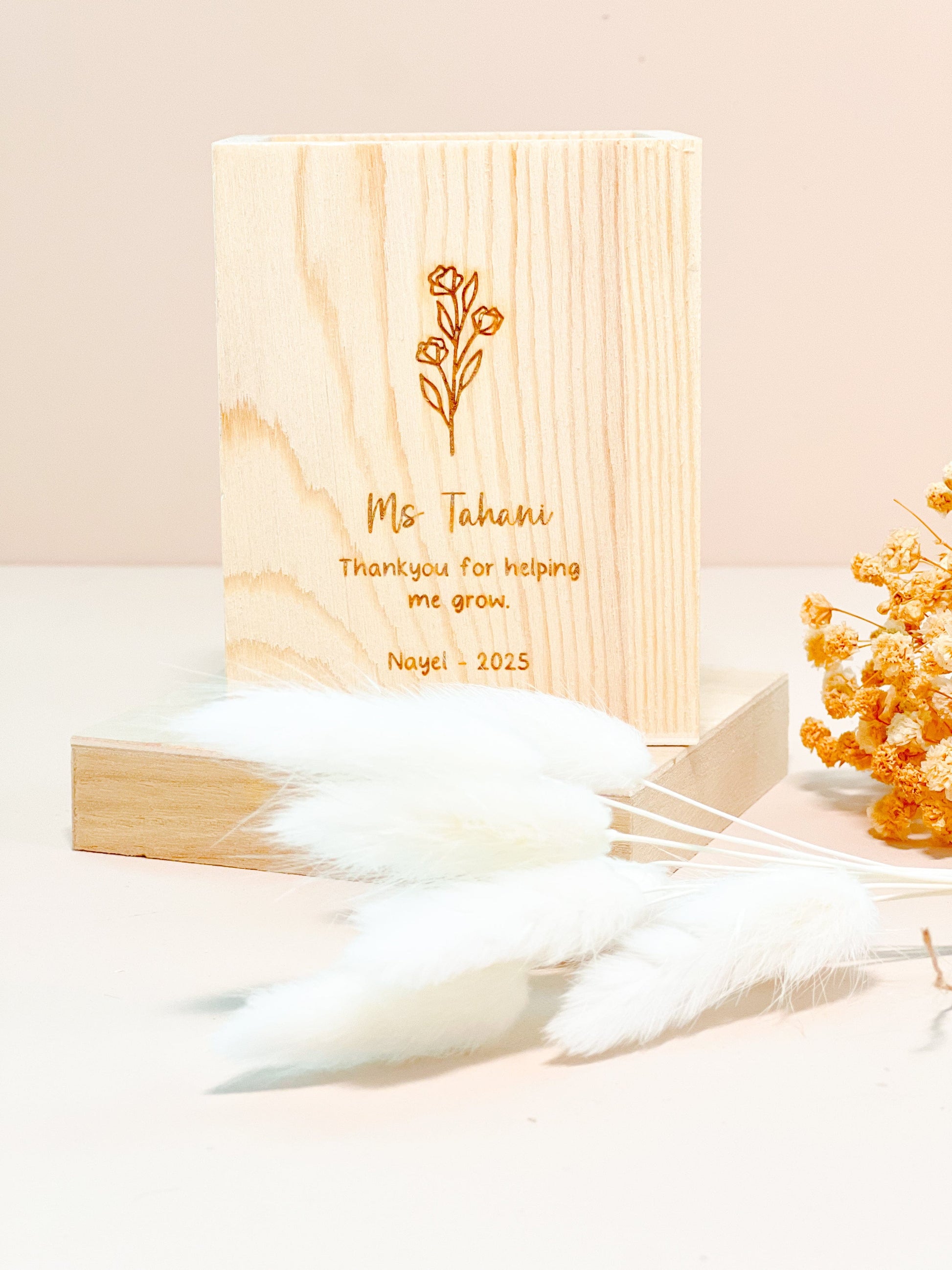 SFArtcreations Stationery Wooden Pen Holder