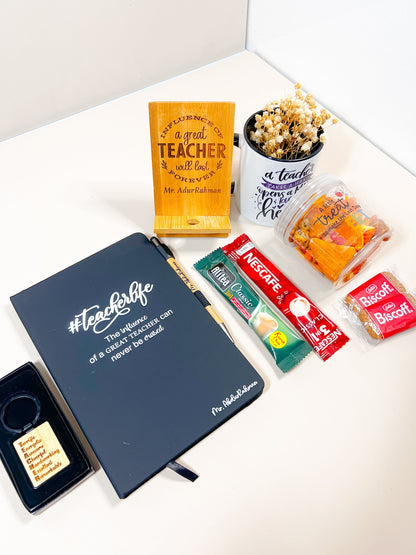 SFArtcreations teacher Gift Gift Hamper for him - Super Teacher