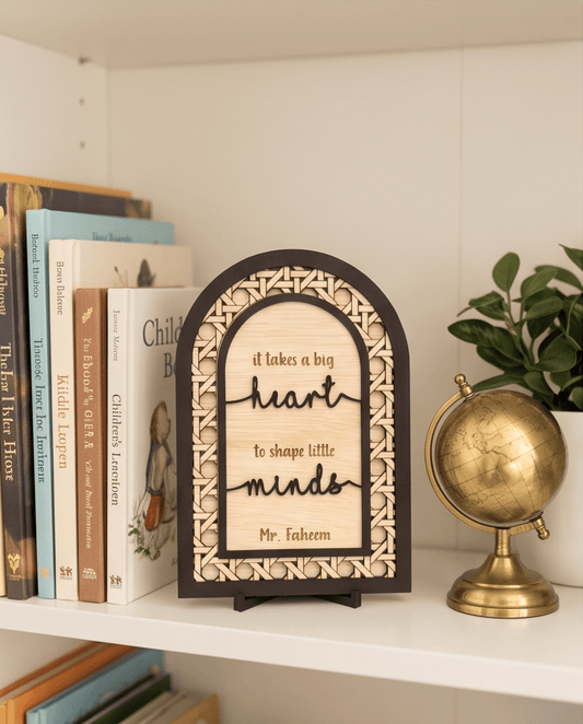 SFArtcreations teacher Gift Teacher's Gift - Rattan Arch (Heart & Mind)