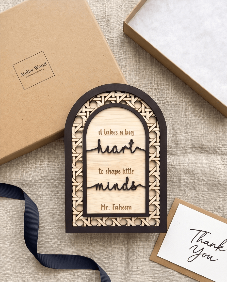 SFArtcreations teacher Gift Teacher's Gift - Rattan Arch (Heart & Mind)