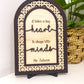 SFArtcreations teacher Gift Teacher's Gift - Rattan Arch (Heart & Mind)