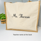 SFArtcreations Teacher's Bag 2024 - Teacher's Personalized Bag Large