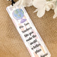 SFArtcreations Thankyou Teacher Personalize Acrylic Teacher Bookmark - Globe