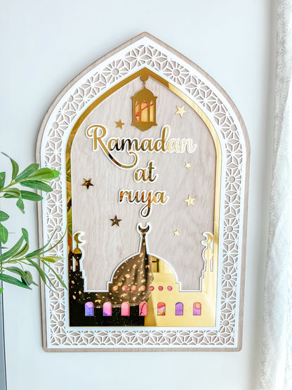SFArtcreations wall decor Ramada/Eid Door Sign - Arch