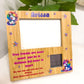 SFArtcreations Wall Frame Bamboo Frame with Clock -  Personalized