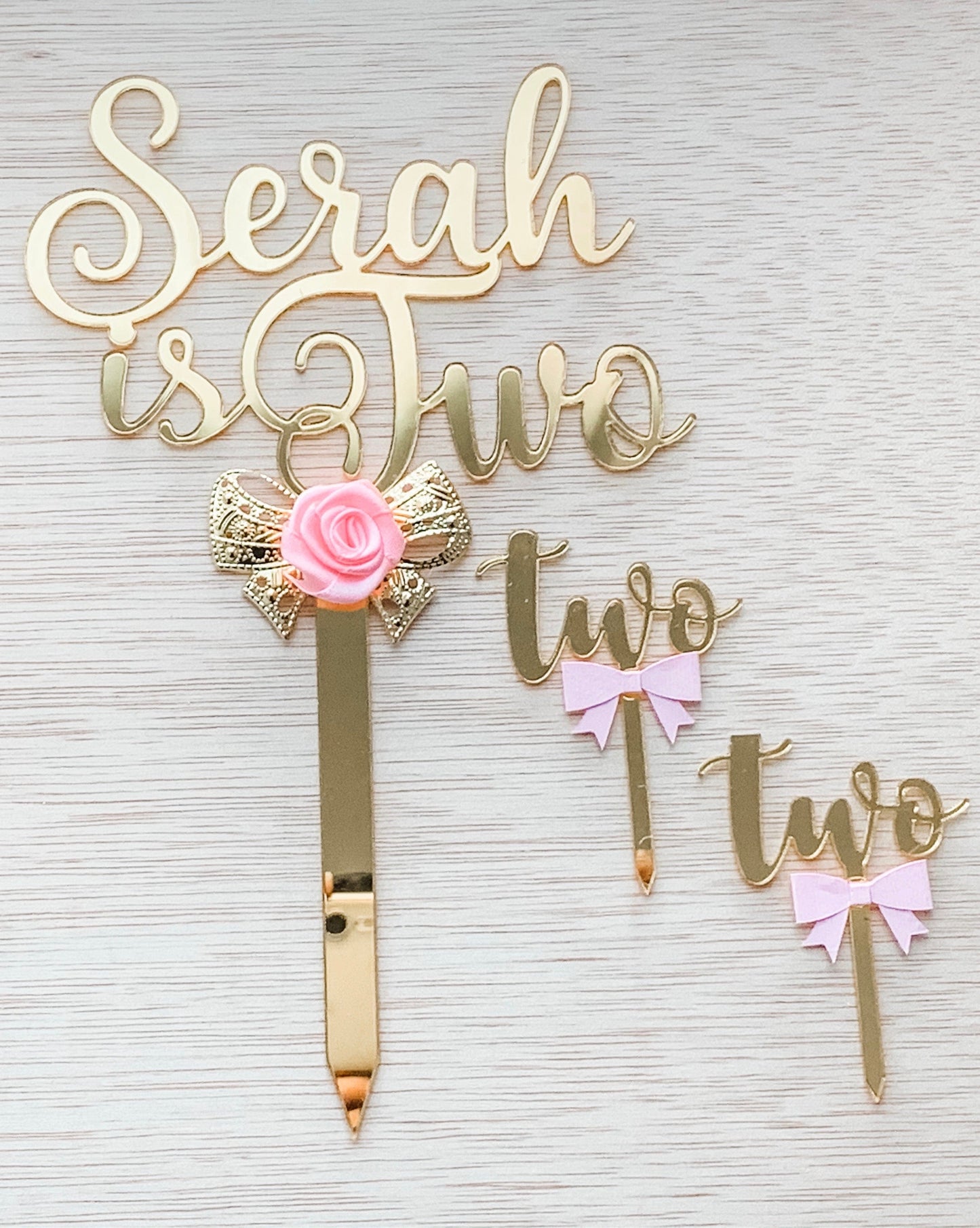 SFArtcreations Acrylic Cake Topper Cake Topper - Personalized