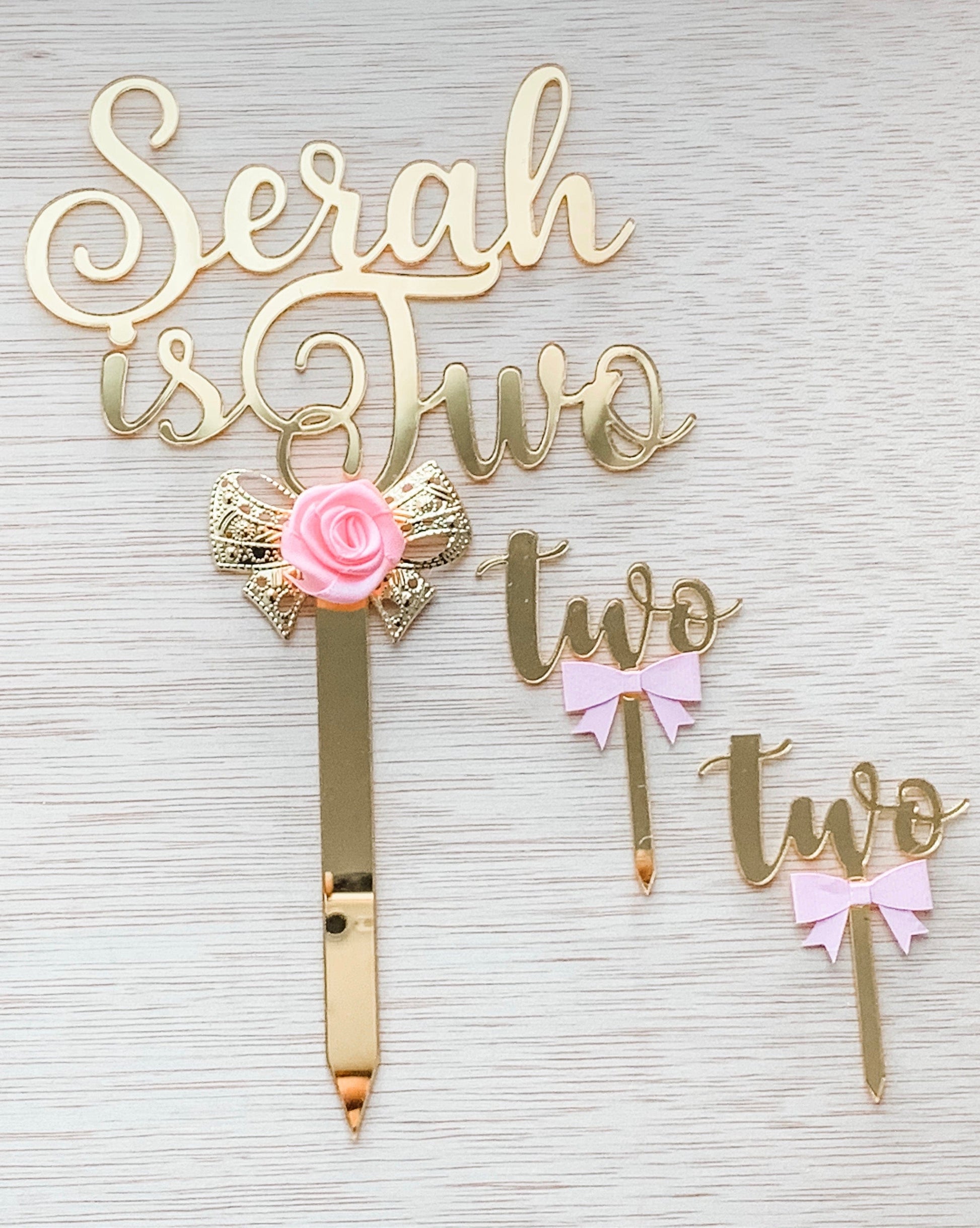 SFArtcreations Acrylic Cake Topper Cake Topper - Personalized