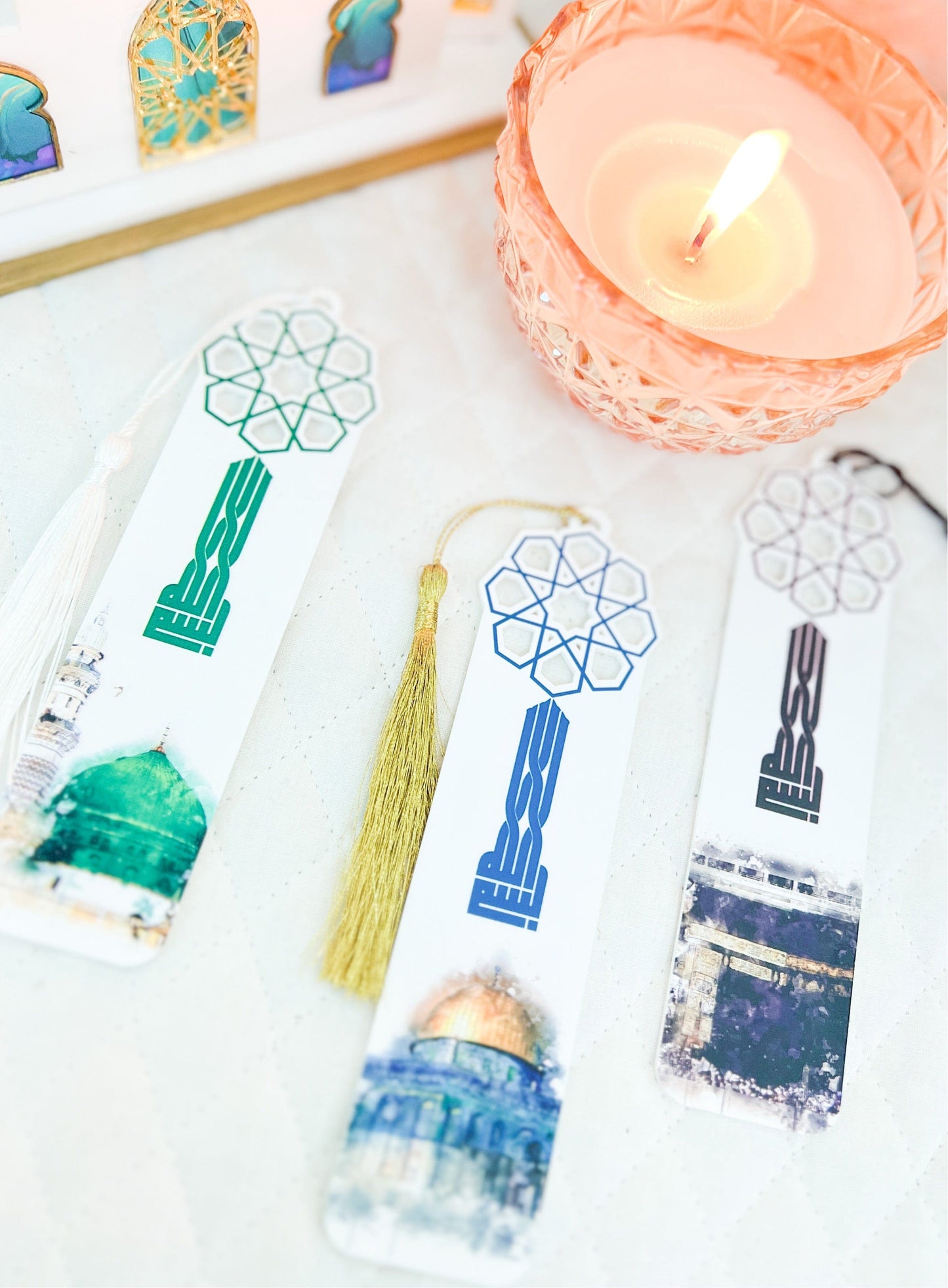 SFArtcreations Bismillah Bookmark Quran Bookmark - Bismillah ( Holy sites)