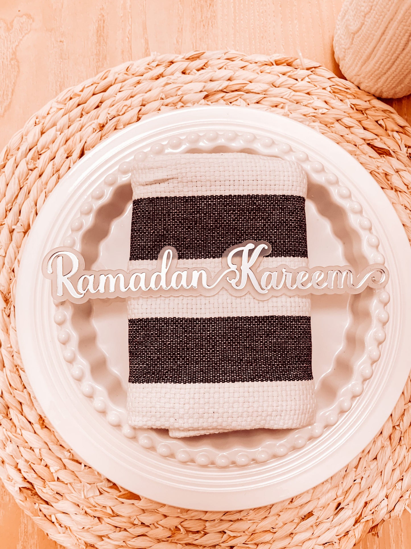 SFArtcreations Place Cards Islamic Plate cards