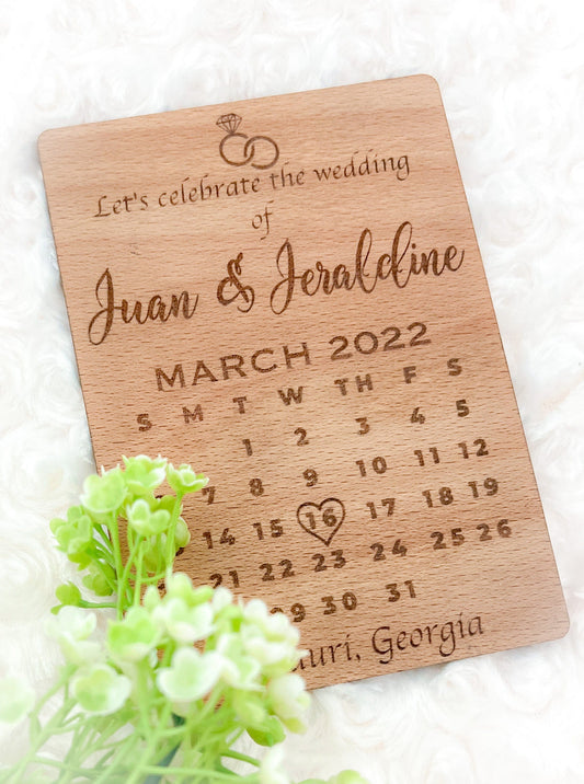 SFArtcreations  Wedding Favors Wedding Save the Date Card